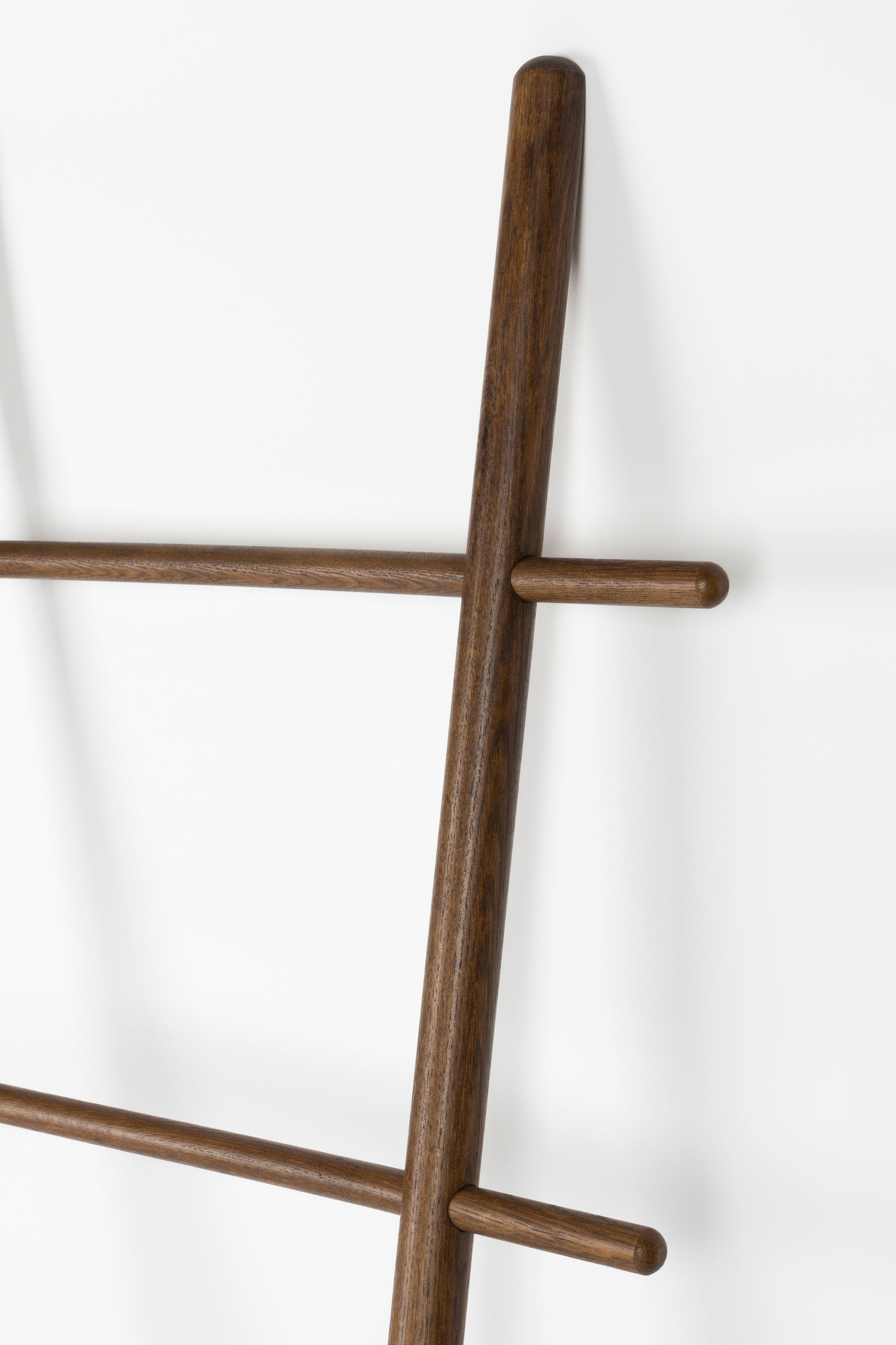 Jhon Walnut Brown Wood Ladder